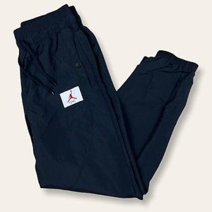 Nike Air Jordan Flight Womens Woven Pants Size M Joggers Black CV7803-011